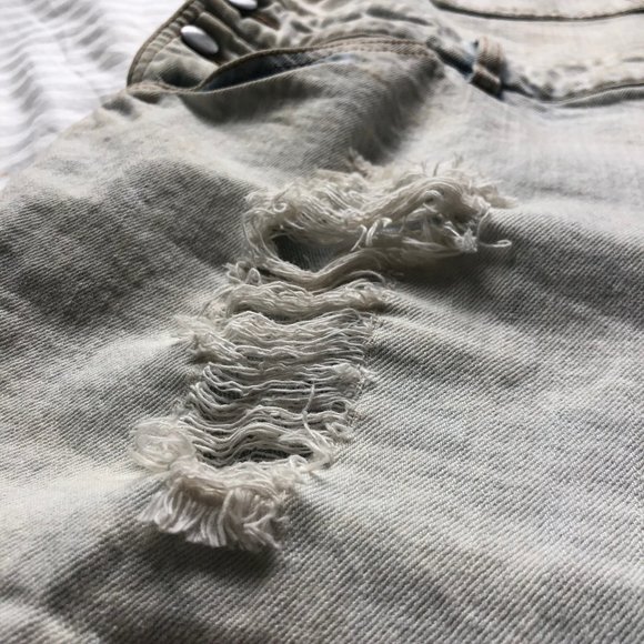 BeAvv Acid Wash Overall Shorts - Picture 3 of 5